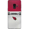 NFL Arizona Cardinals White Striped Galaxy S9 Skin